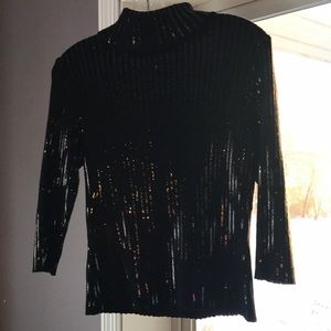 St. John evening sequined blouse